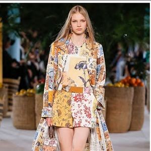 Oscar de la Renta Cotton Printed Shorts